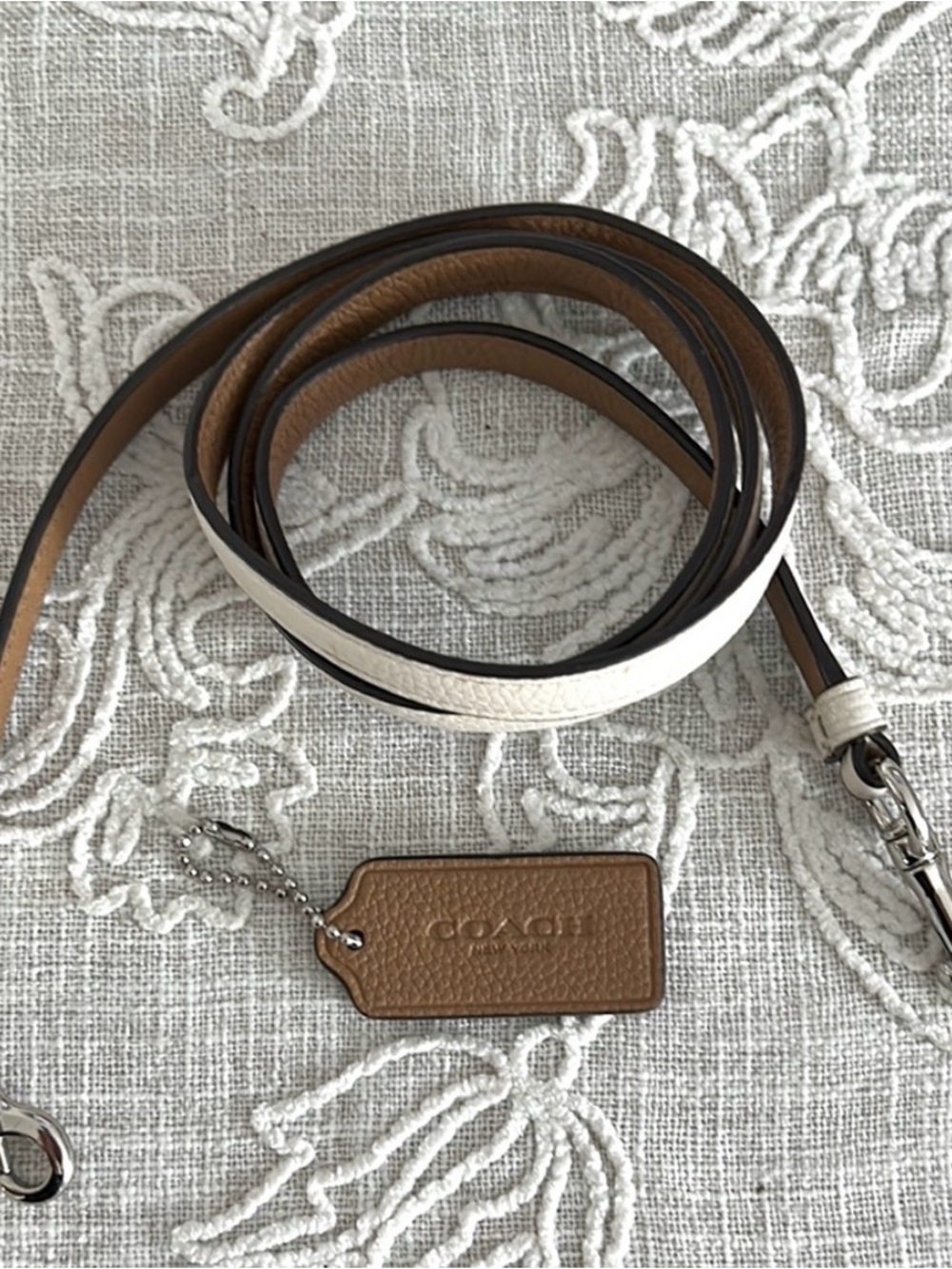 Coach EUC Strap and Coach Tag